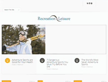 Tablet Screenshot of food-drink.recreationxleisure.com