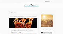 Desktop Screenshot of cultural.recreationxleisure.com