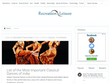 Tablet Screenshot of cultural.recreationxleisure.com